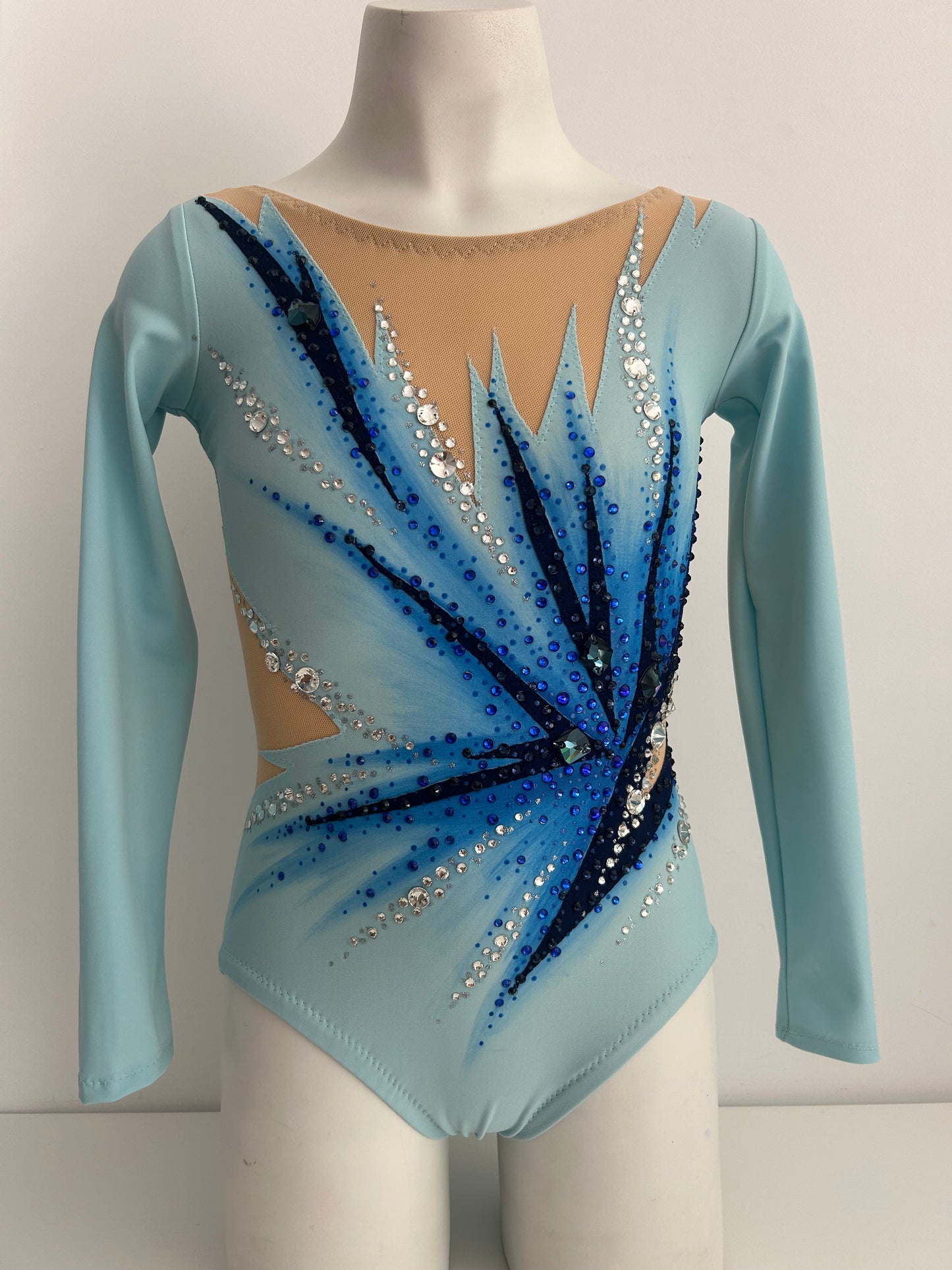 Maillot azul degradado ~ Talla 12