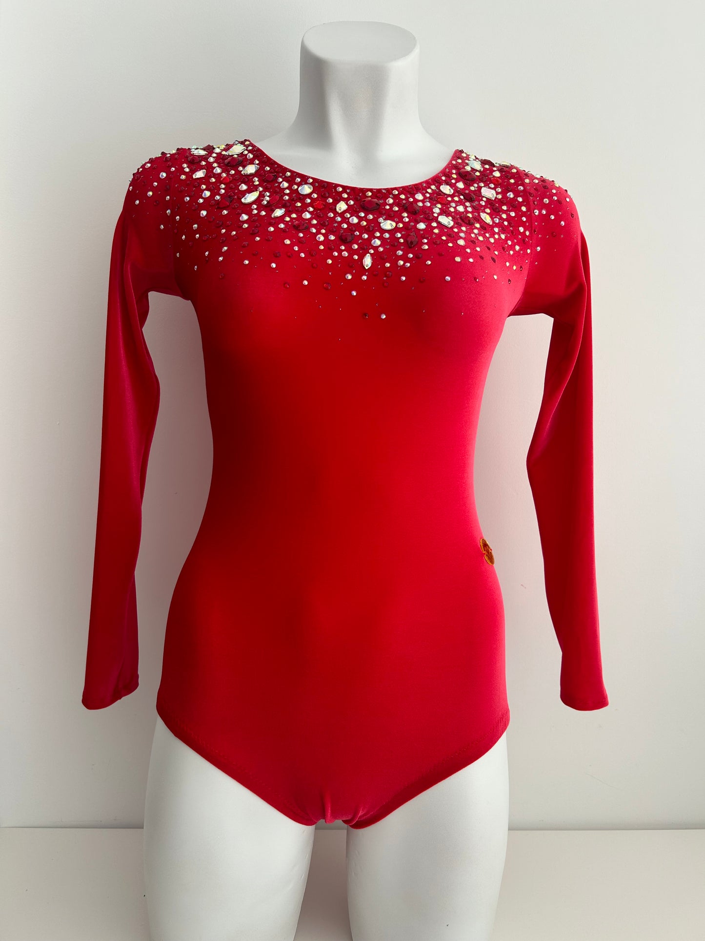 Maillot rojo de terciopelo ~ talla S