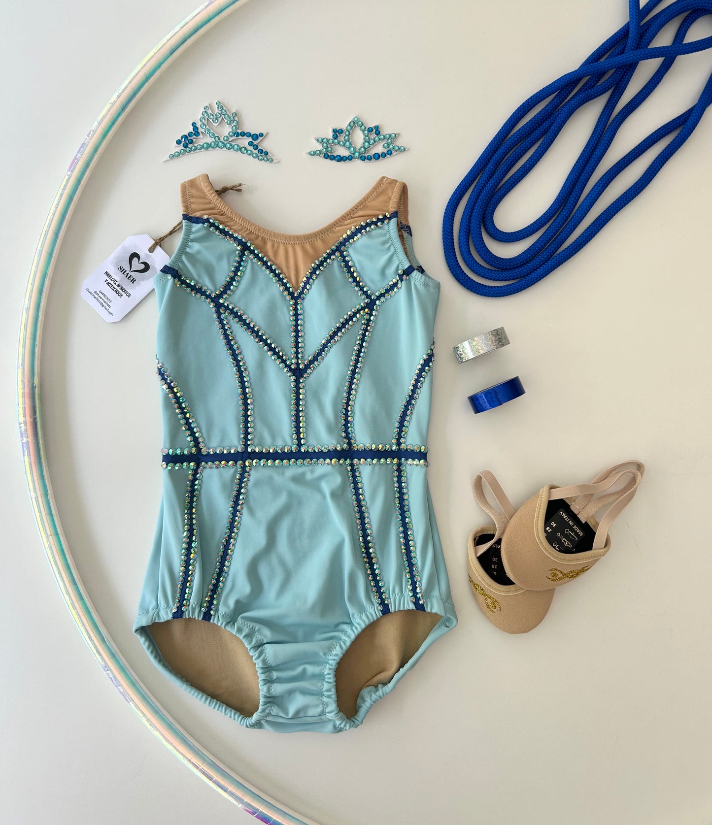 Maillot azul ~ Talla 8
