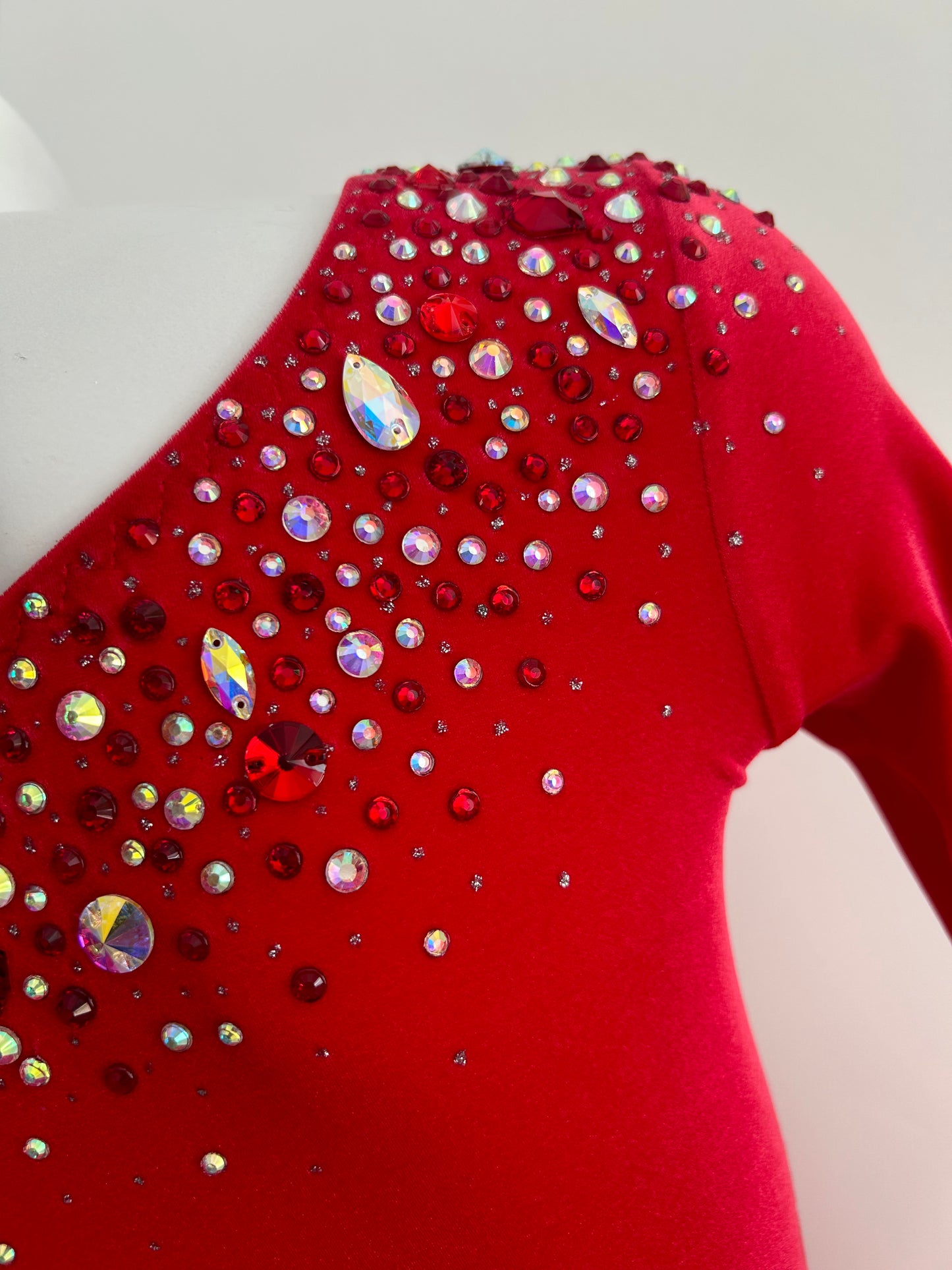 Maillot rojo de terciopelo ~ talla S