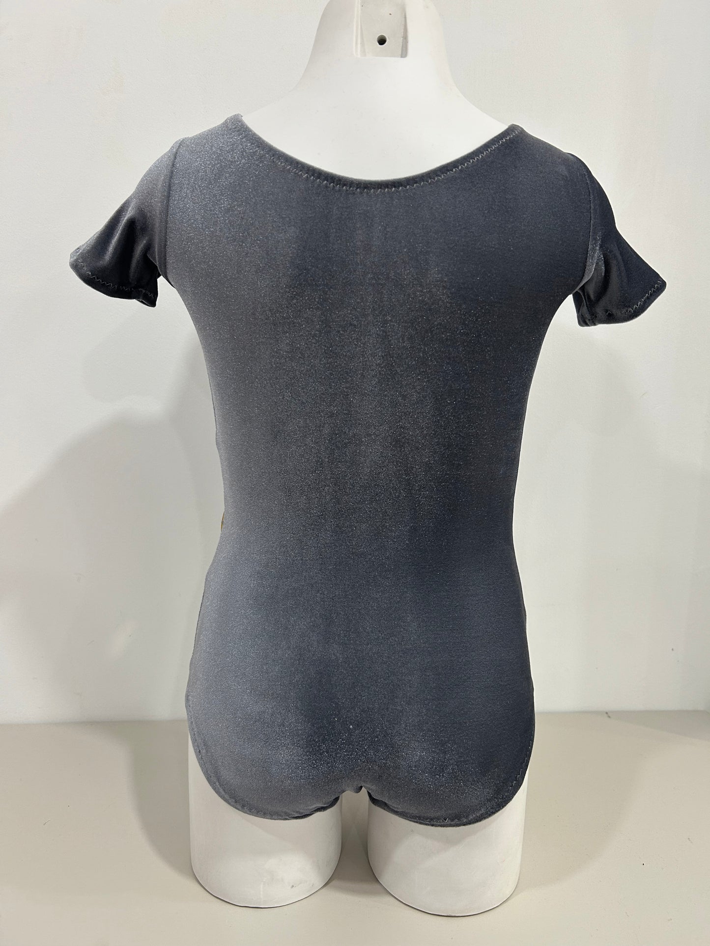 Maillot de terciopelo gris ~ Talla 8