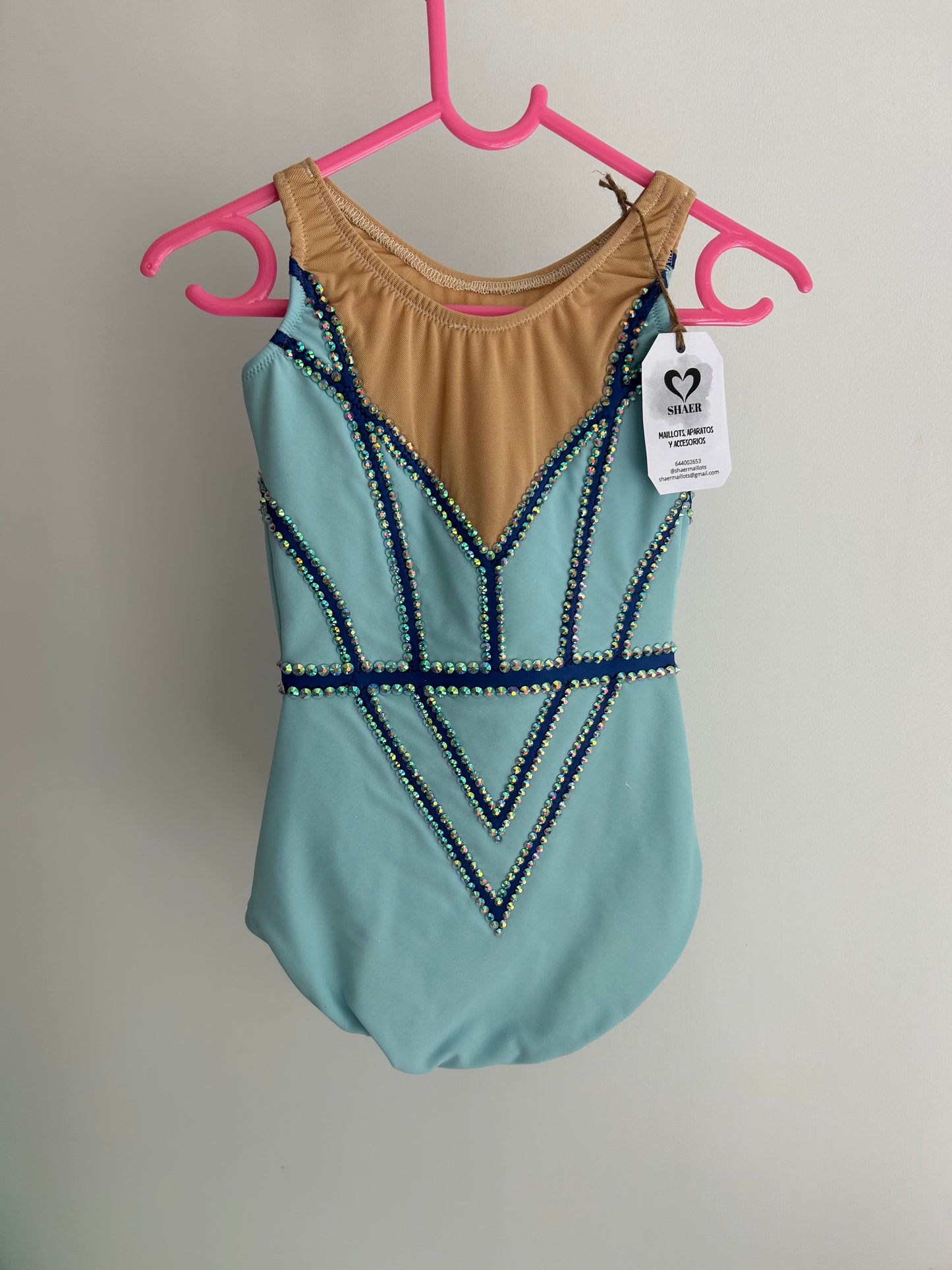 Maillot azul ~ Talla 8