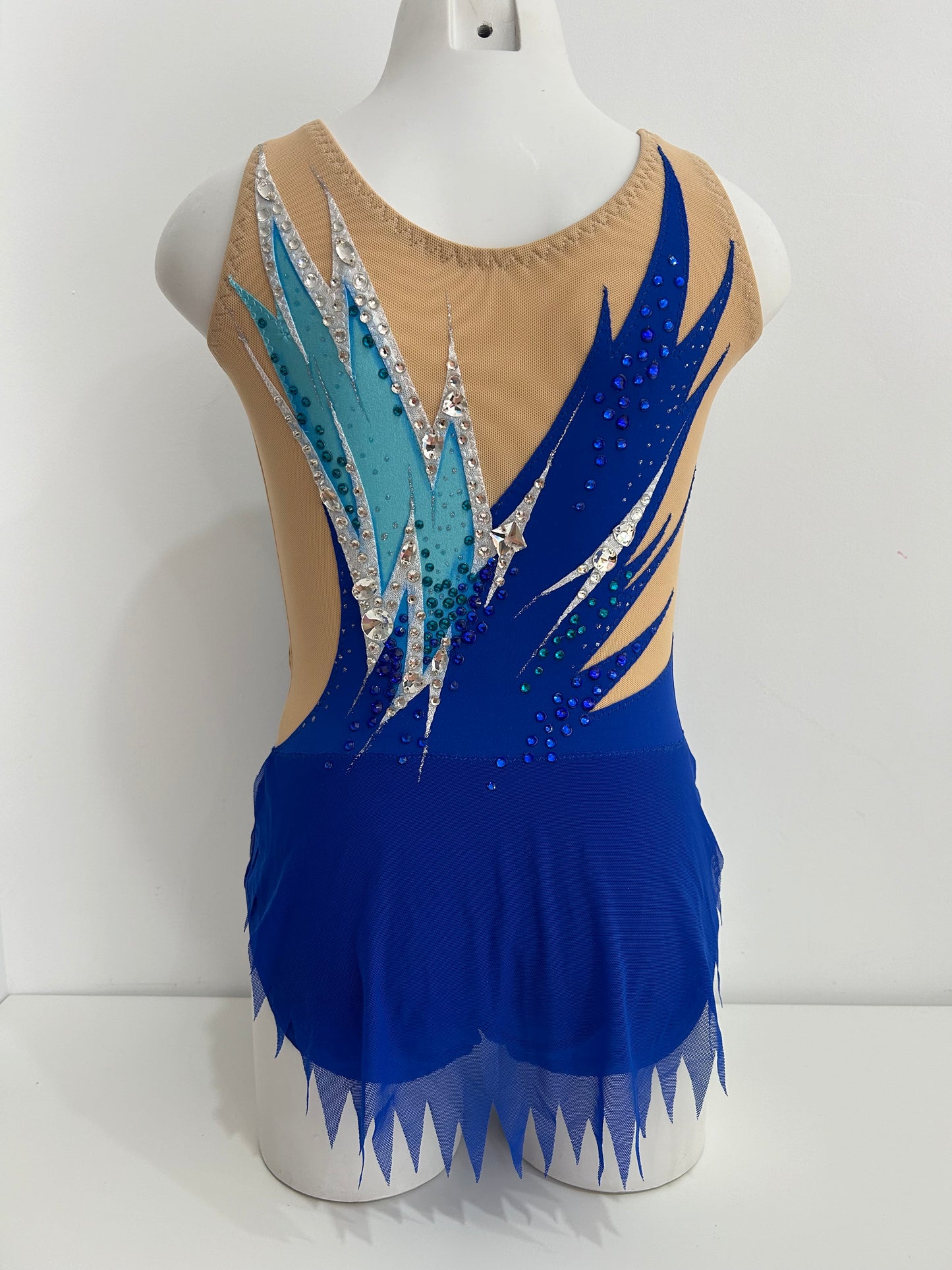 Maillot azul y plata ~ talla 10