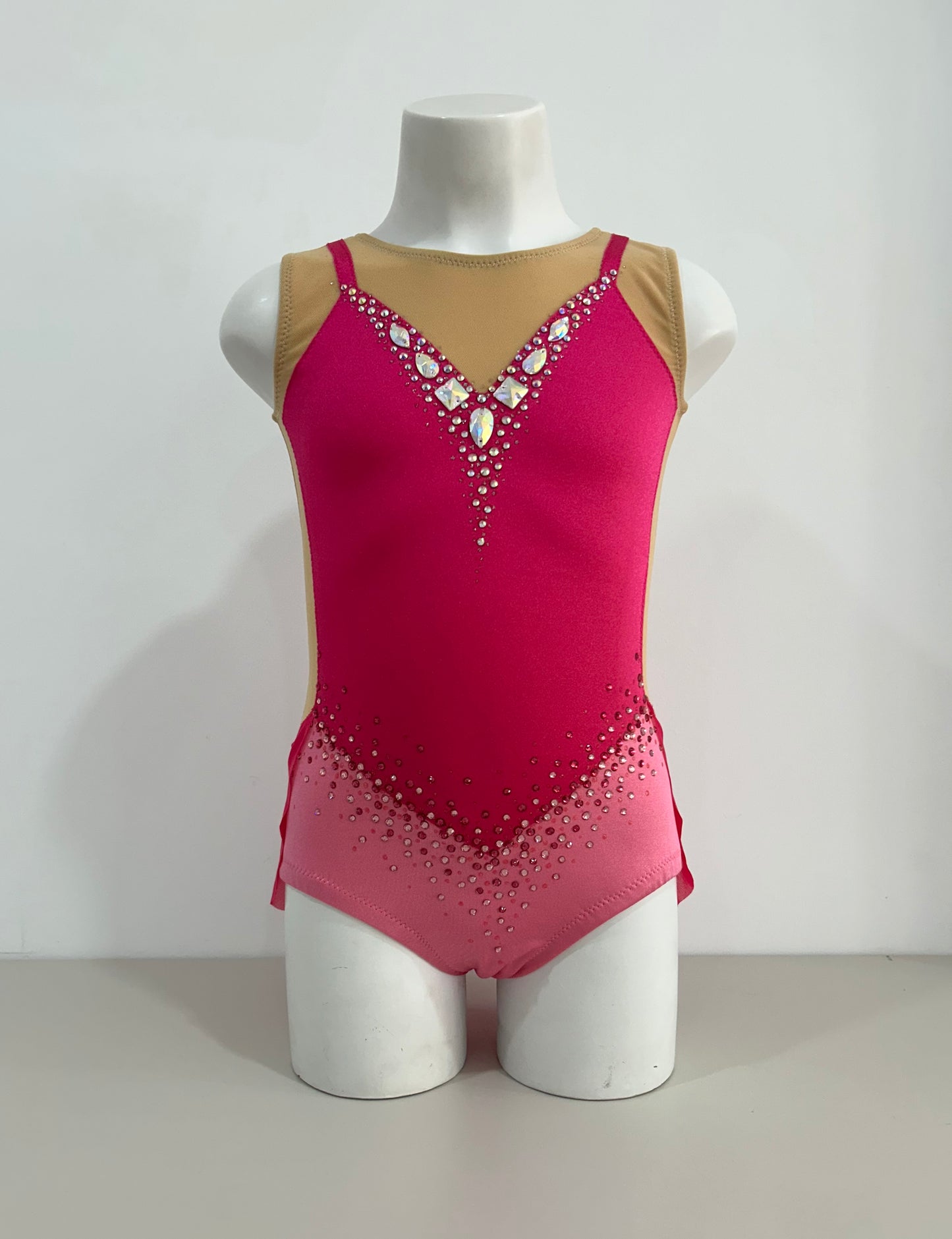 Maillot fucsia y rosa ~ Talla 10
