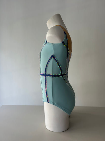 Maillot azul ~ Talla 8