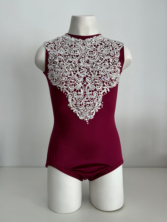 Maillot color vino ~ Talla 16