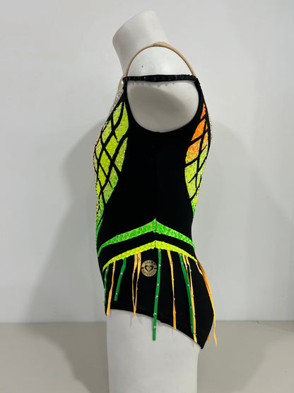 Maillot negro y amarillo ~ Talla 12