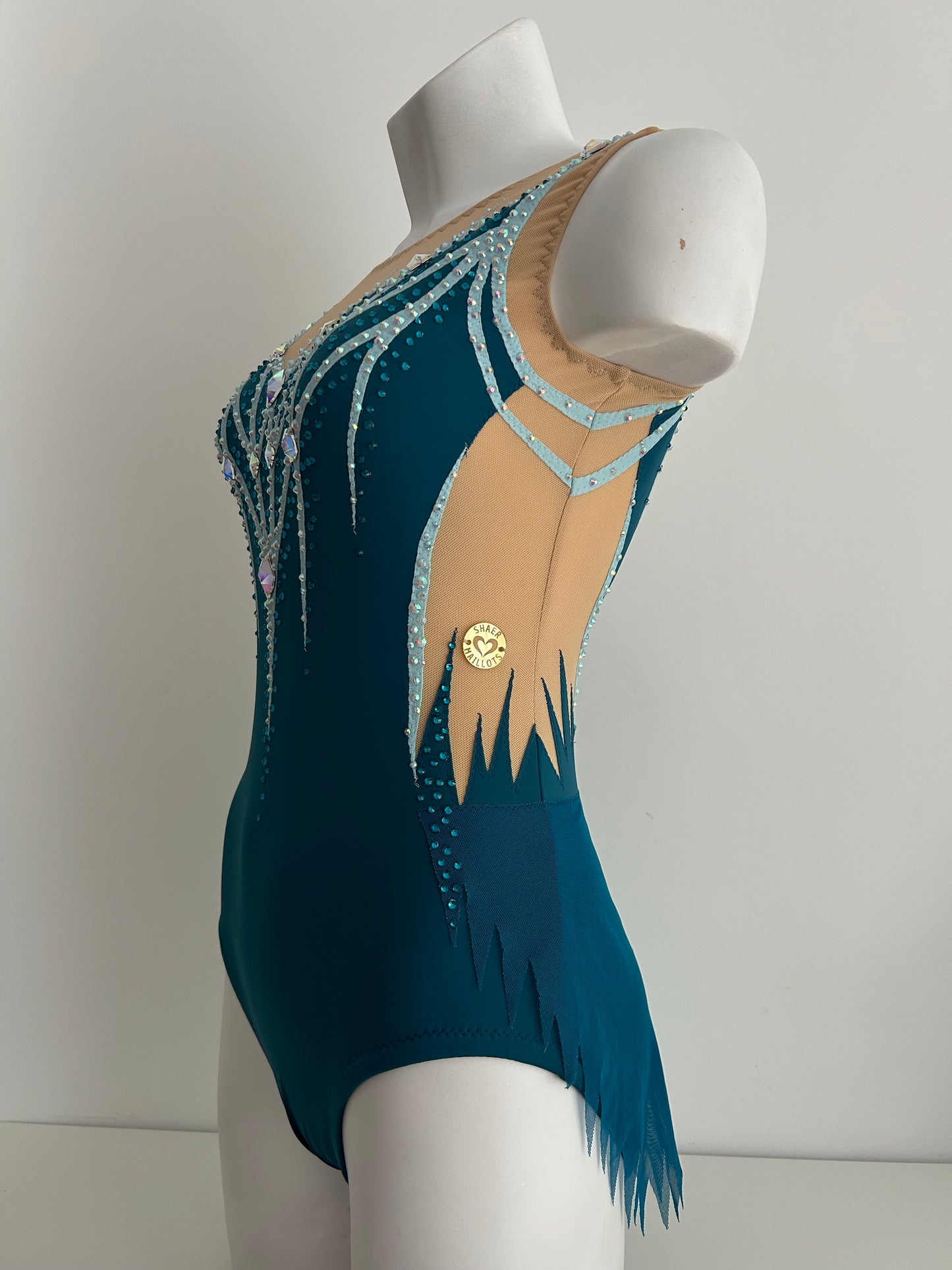Maillot petróleo y celeste ~ Talla S