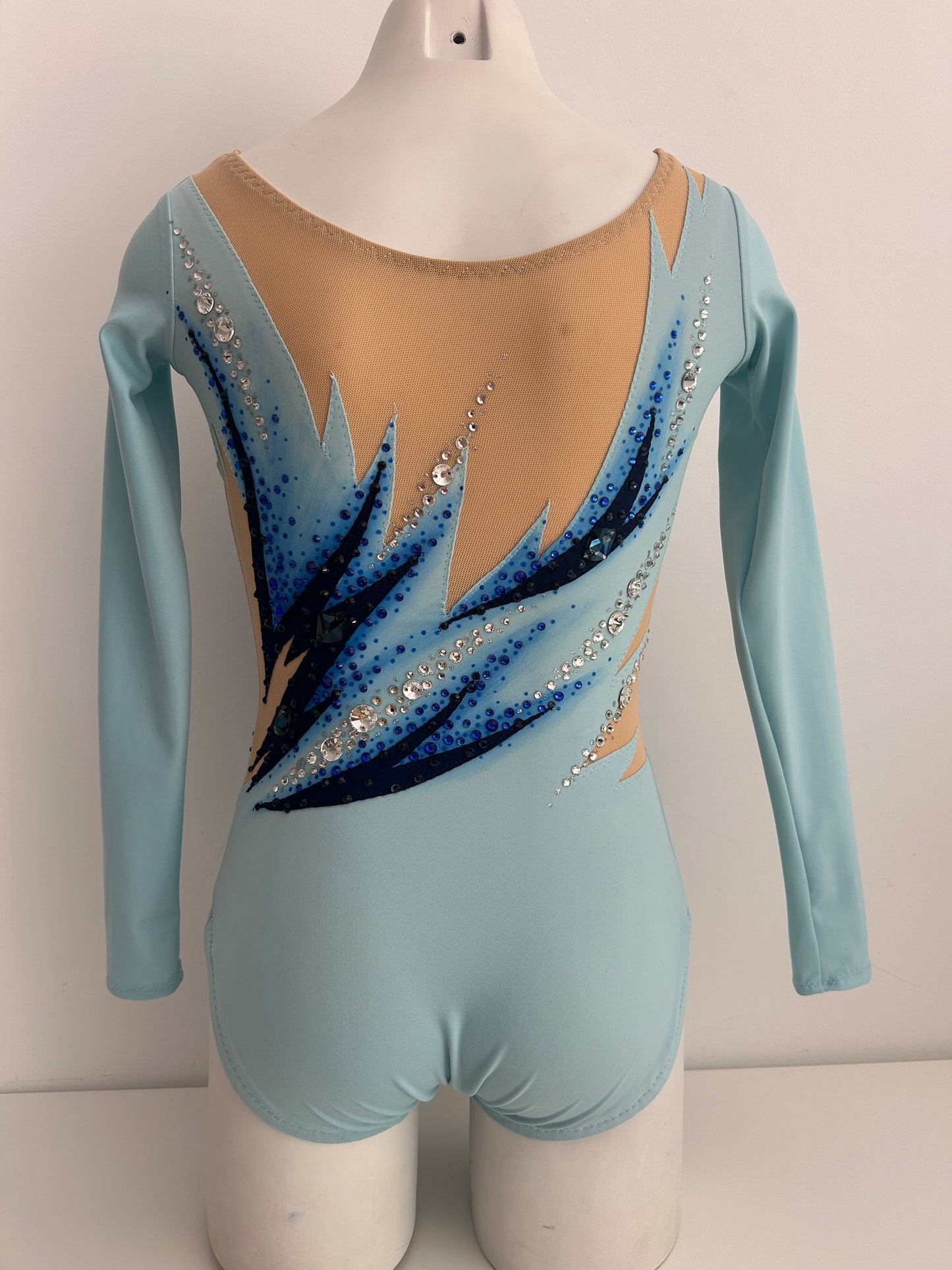 Maillot azul degradado ~ Talla 12