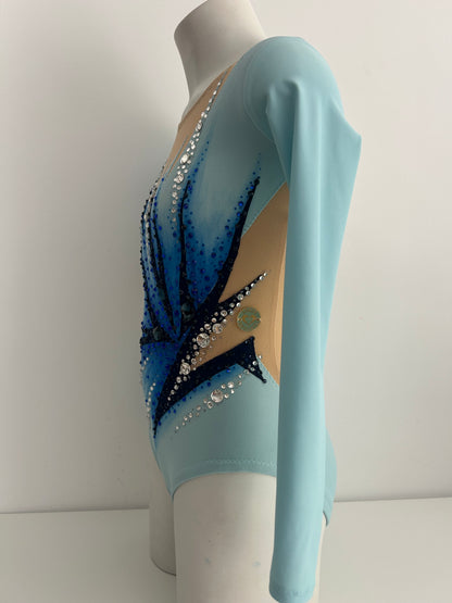 Maillot azul degradado ~ Talla 12