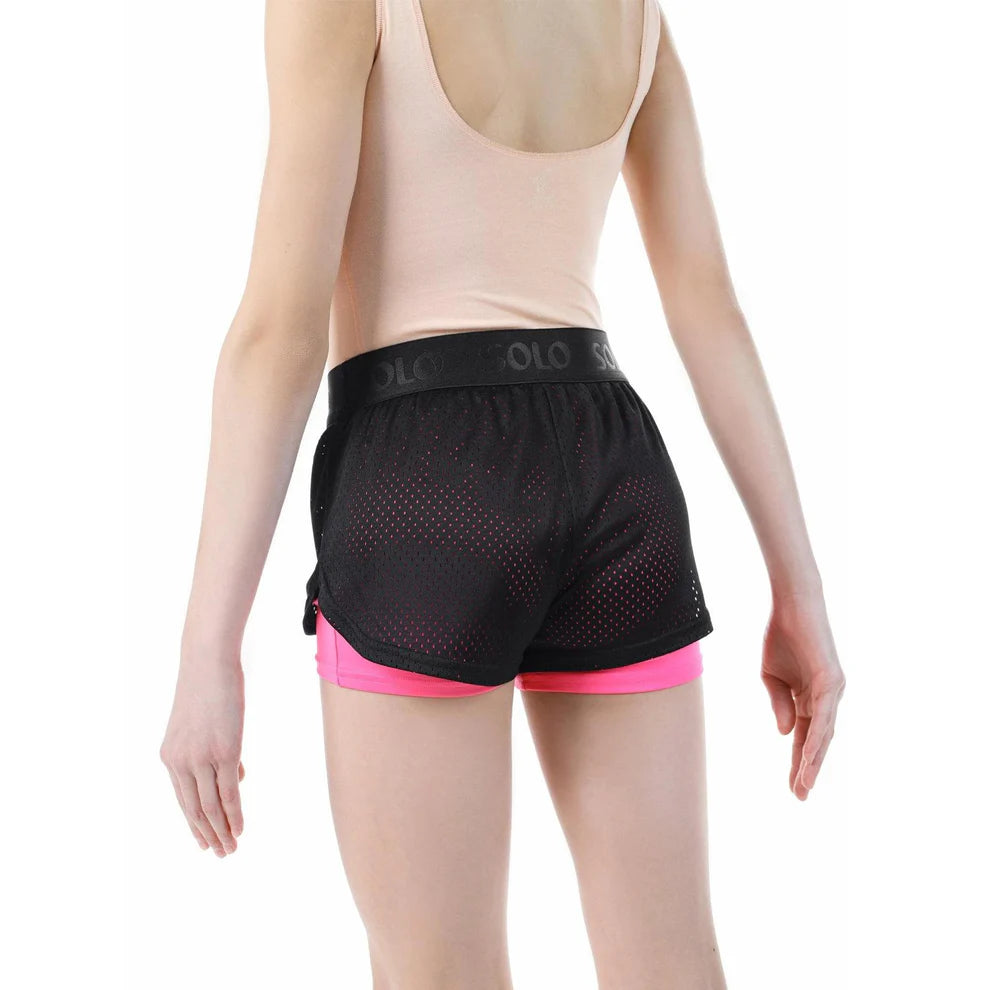 Pantalón doble capa Solo (rosa,amarillo,negro y verde)