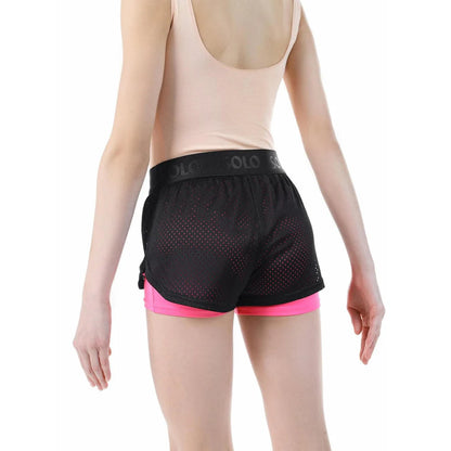 Pantalón doble capa Solo (rosa,amarillo,negro y verde)