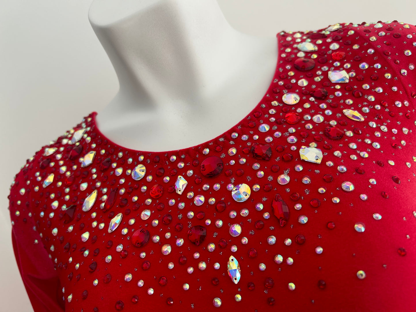 Maillot rojo de terciopelo ~ talla S