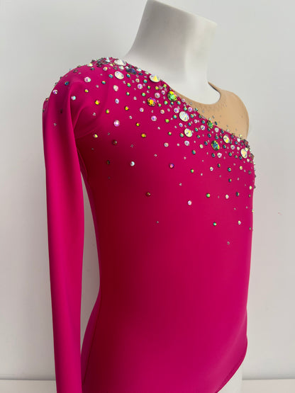 Maillot fucsia oscuro ~ talla 10