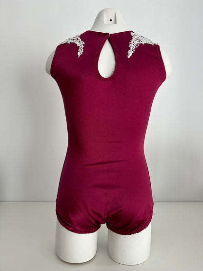 Maillot color vino ~ Talla 16