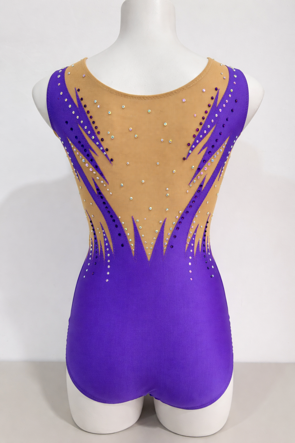 Maillot morado y plata ~ Talla 16