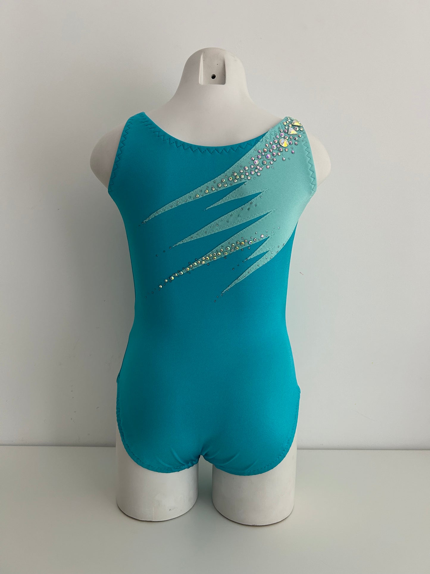 Maillot turquesa y azul ~talla 10