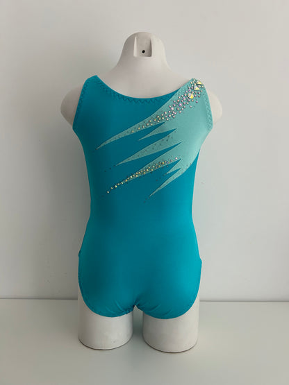 Maillot turquesa y azul ~talla 10