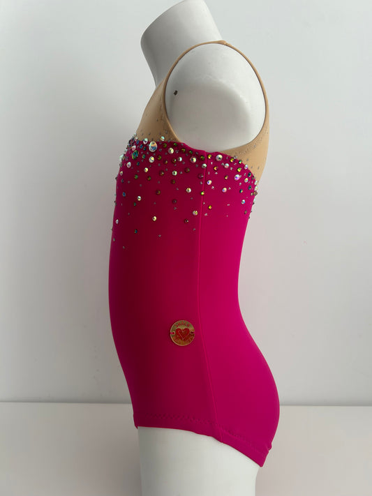 Maillot fucsia oscuro ~ talla 10