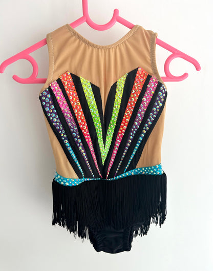Maillot de colores con flecos ~ Talla 4