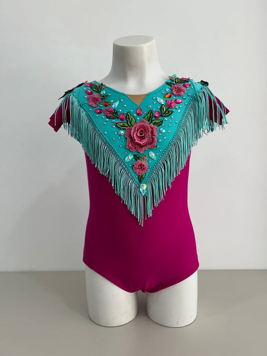 Maillot fucsia flamenca ~ Talla 10