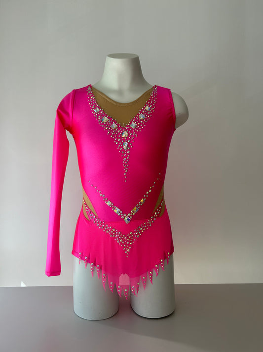 Maillot rosa flúor ~ Talla 14