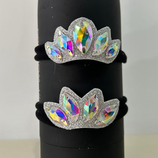 comprar online coleteros brillantes para moño de gimnasia ritmica coletero de pedruscos brillo peinado pelo gimnasta 