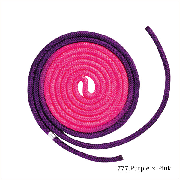 Cuerda Chacott homologada para gimnasia rítmica. Fabricada con materiales de alta calidad, ofrece flexibilidad, durabilidad y un rendimiento óptimo para competición y entrenamiento purple Pink  