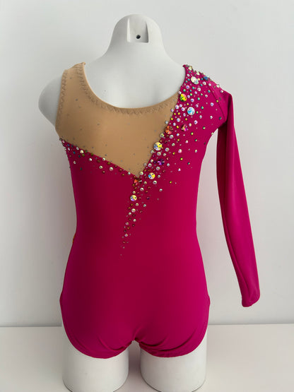 Maillot fucsia oscuro ~ talla 10