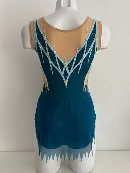 Maillot petróleo y celeste ~ Talla S