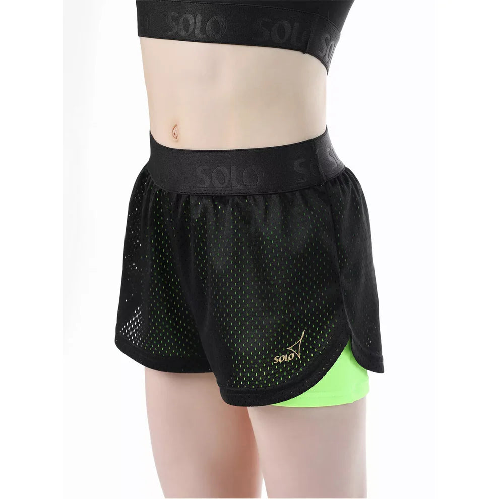 Pantalón doble capa Solo (rosa,amarillo,negro y verde)