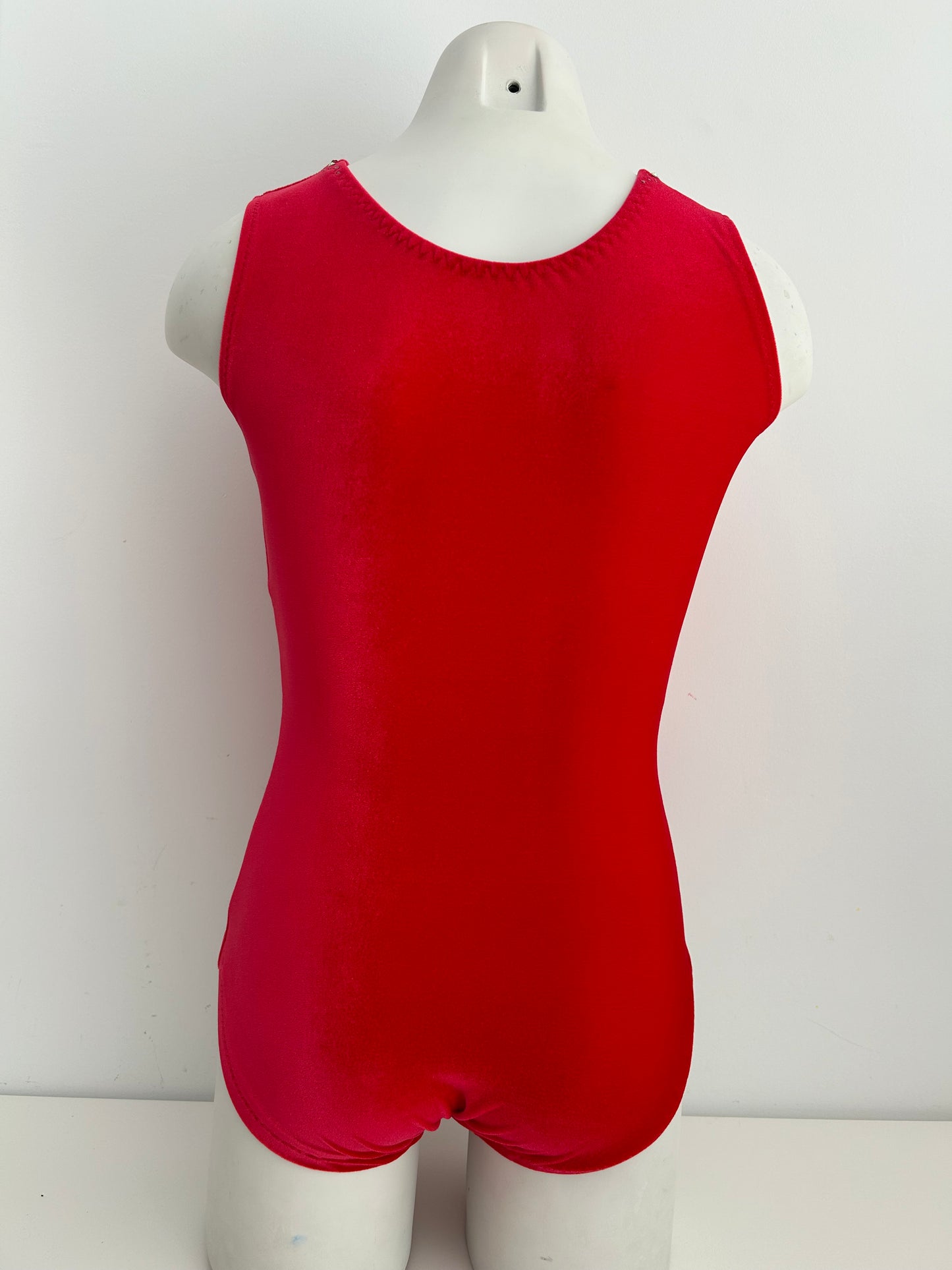 Maillot rojo de terciopelo ~ talla 12