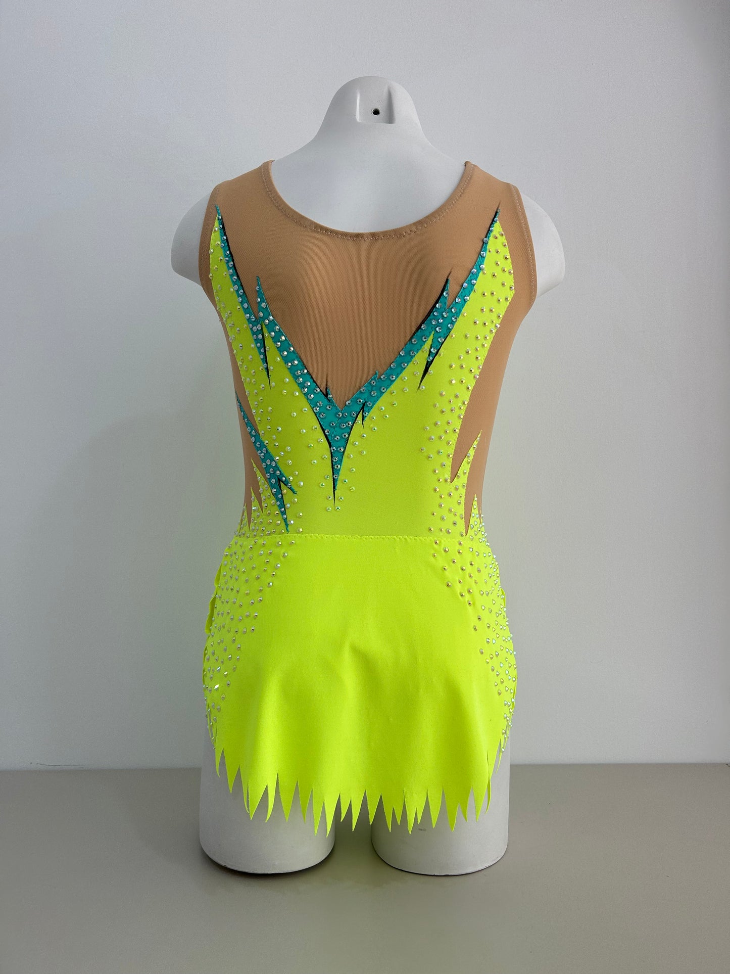 Maillot amarillo fluor ~ Talla 12
