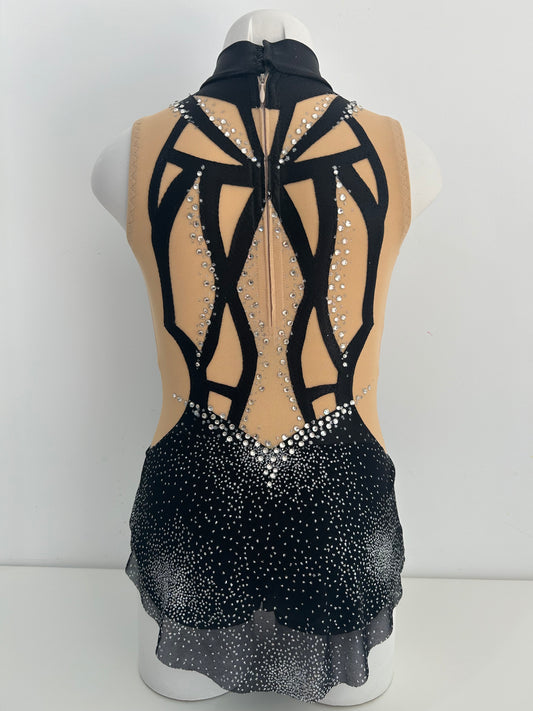 Maillot negro brillante ~ talla 10