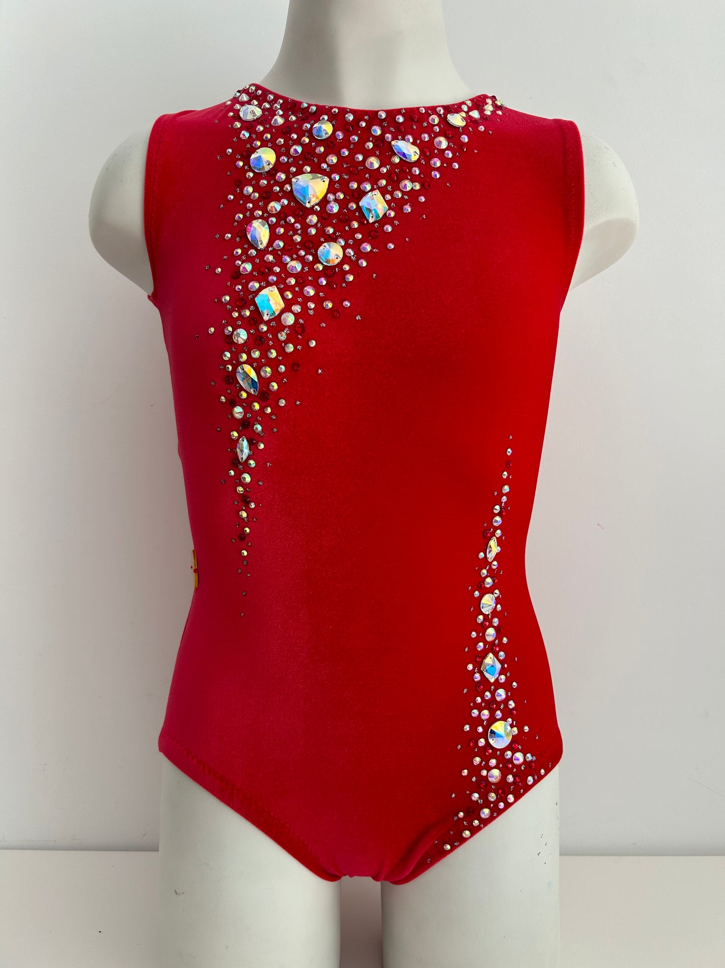 Maillot rojo de terciopelo ~ talla 12