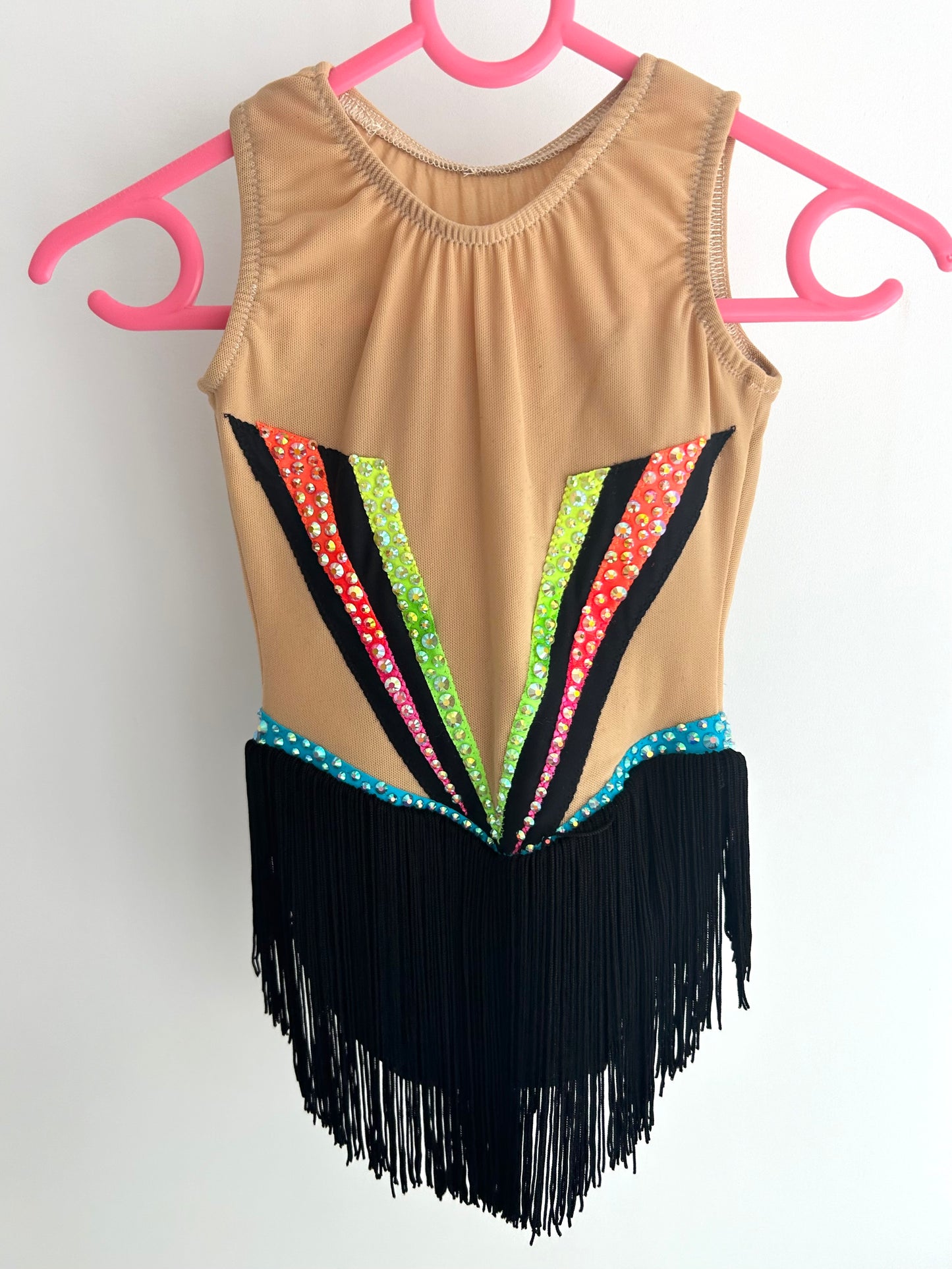 Maillot de colores con flecos ~ Talla 4