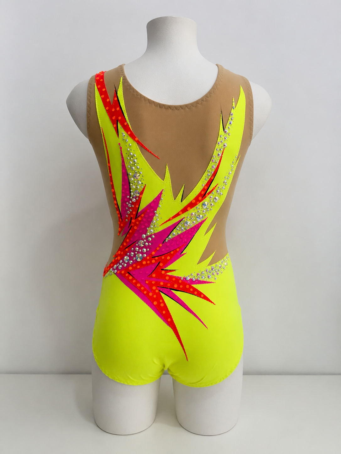 Maillot amarillo flúor ~ Talla 16
