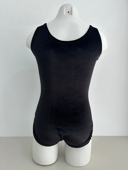 Maillot negro terciopelo ~ Talla 12
