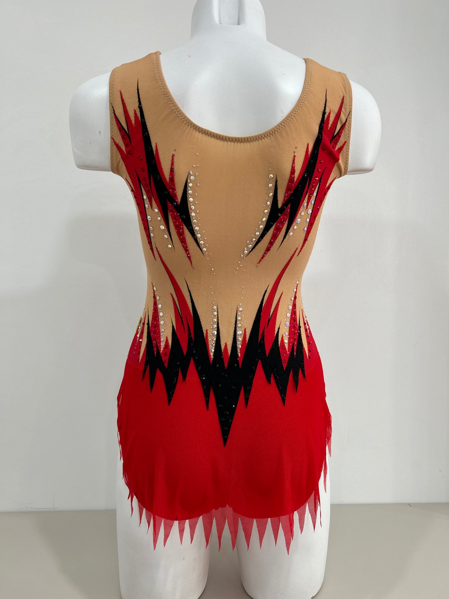 Maillot rojo y negro~ Talla S
