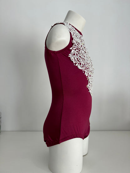 Maillot color vino ~ Talla 16