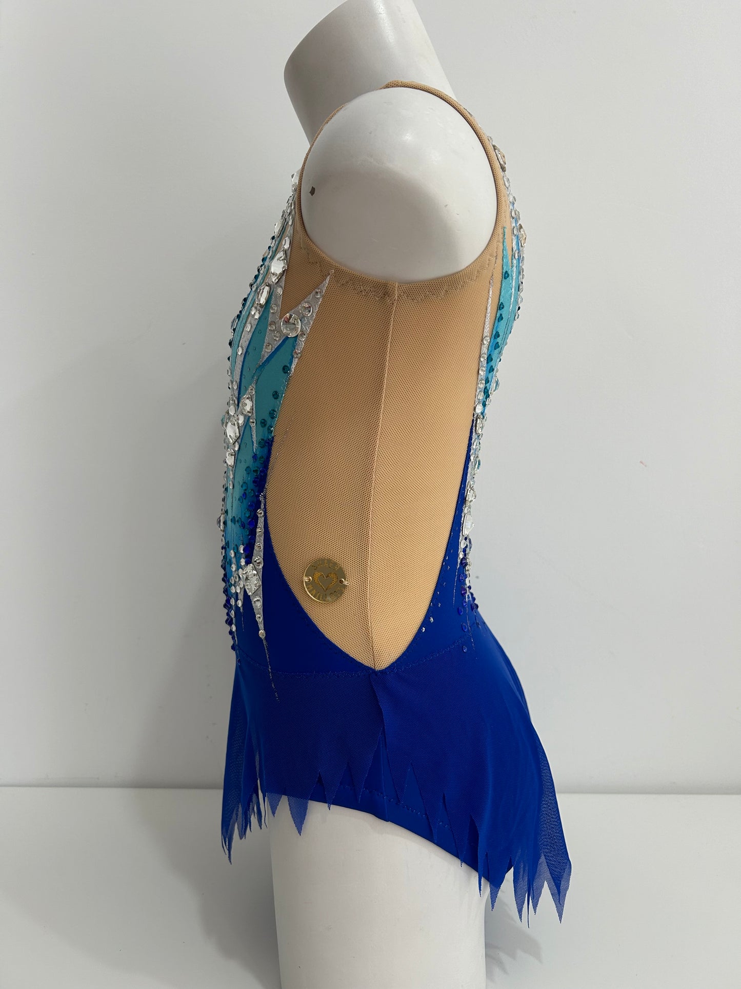 Maillot azul y plata ~ talla 10