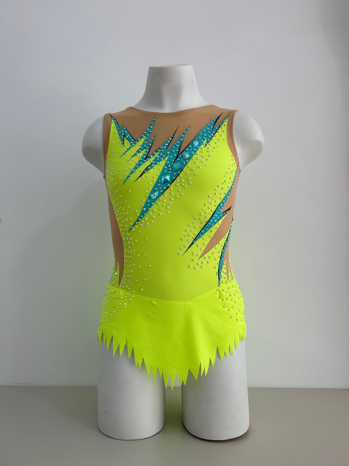 Maillot amarillo fluor ~ Talla 12