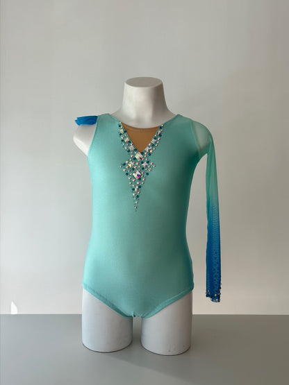 Maillot azul claro degradado ~ Talla 6