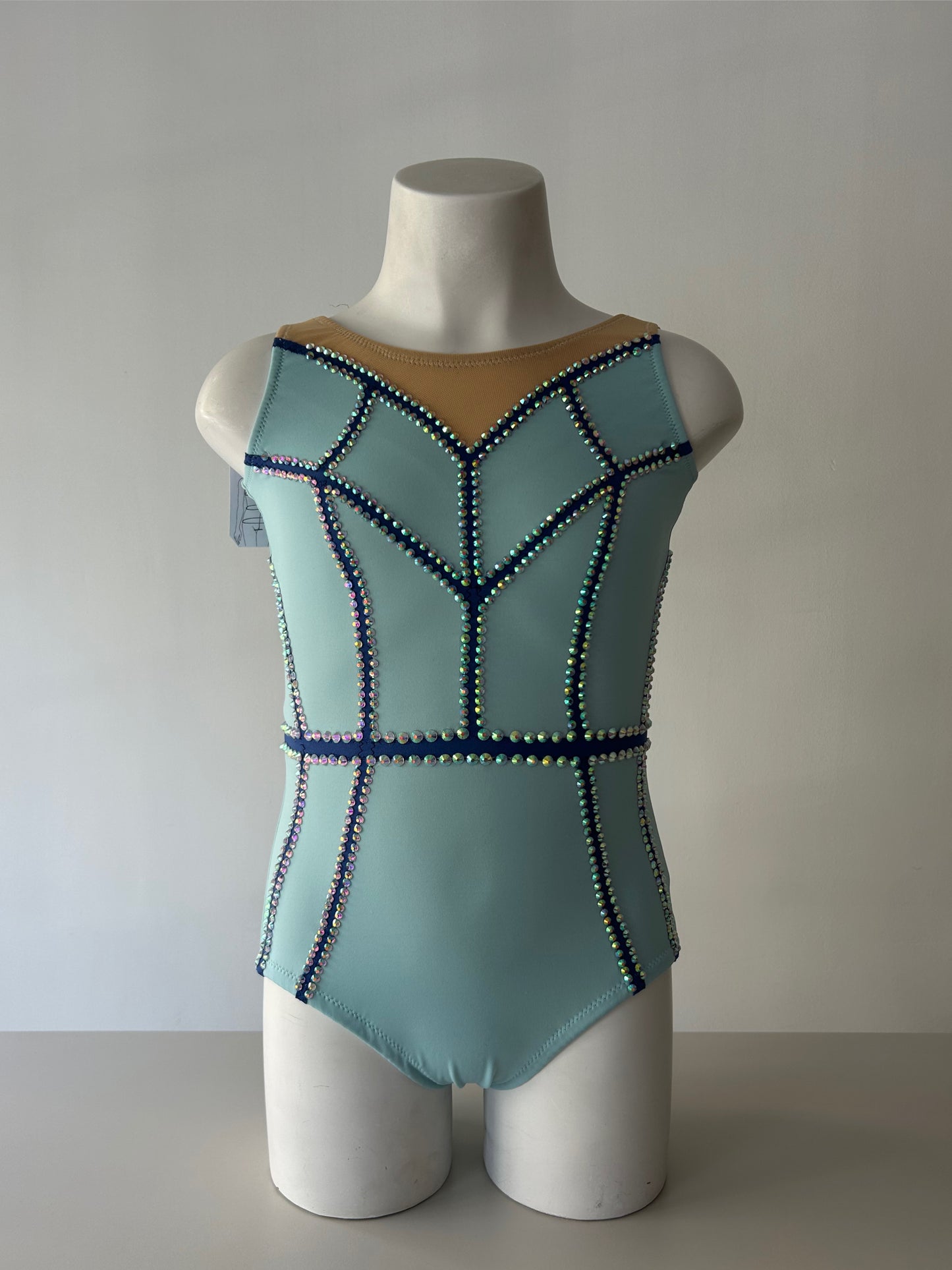 Maillot azul ~ Talla 8