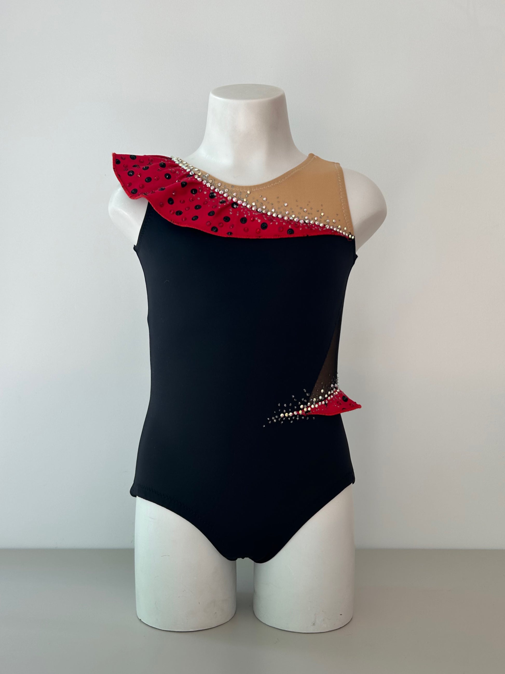 Maillot gimnasia rítmica flamenco