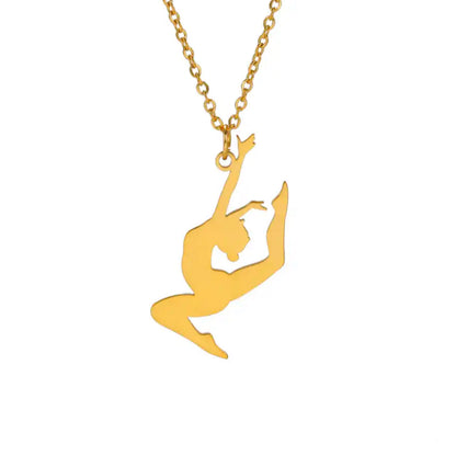 Collar de gimnasta (dorado o plateado)
