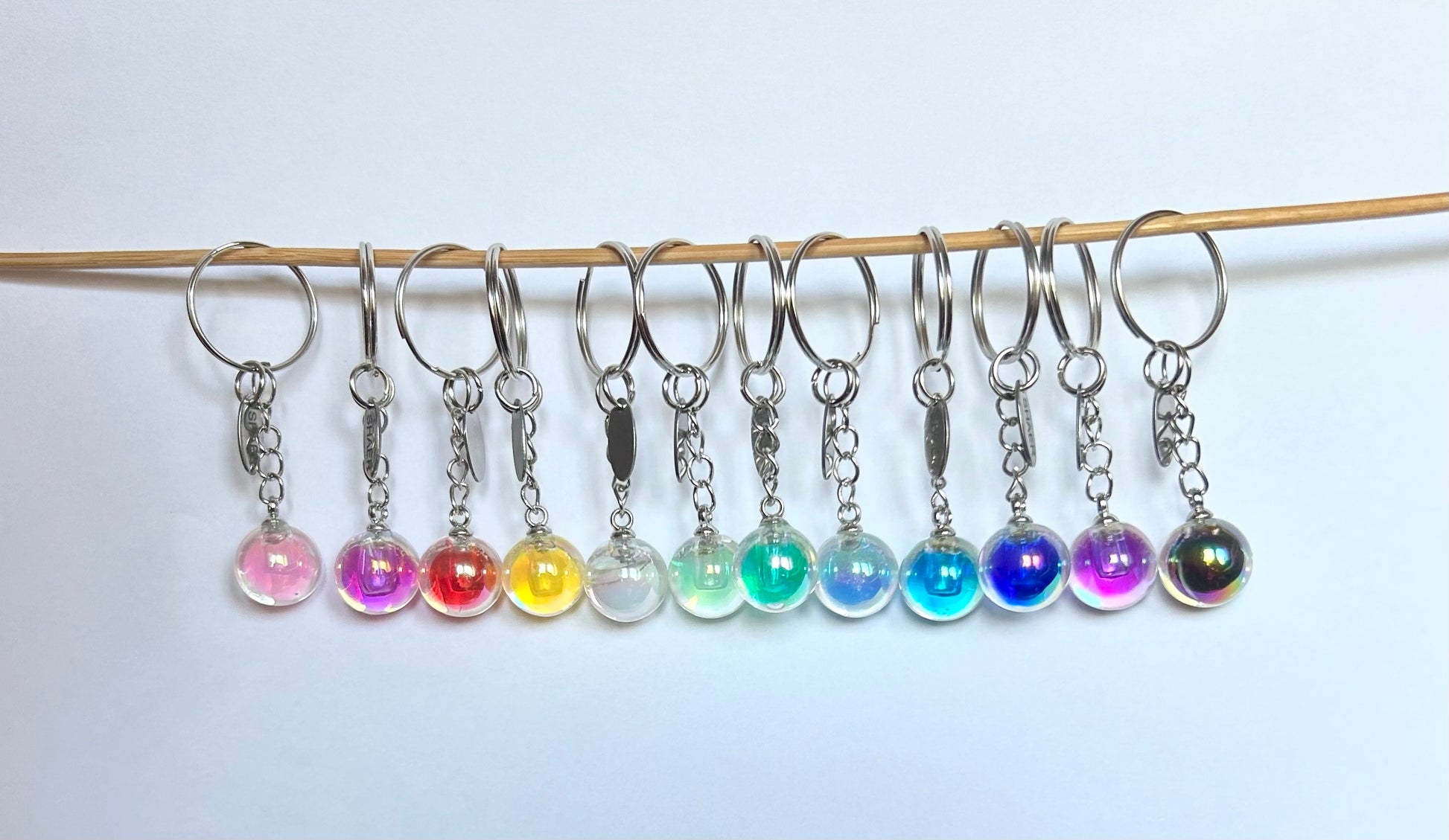 Llavero de todos los colores mini pelota gimnasia rítmica 