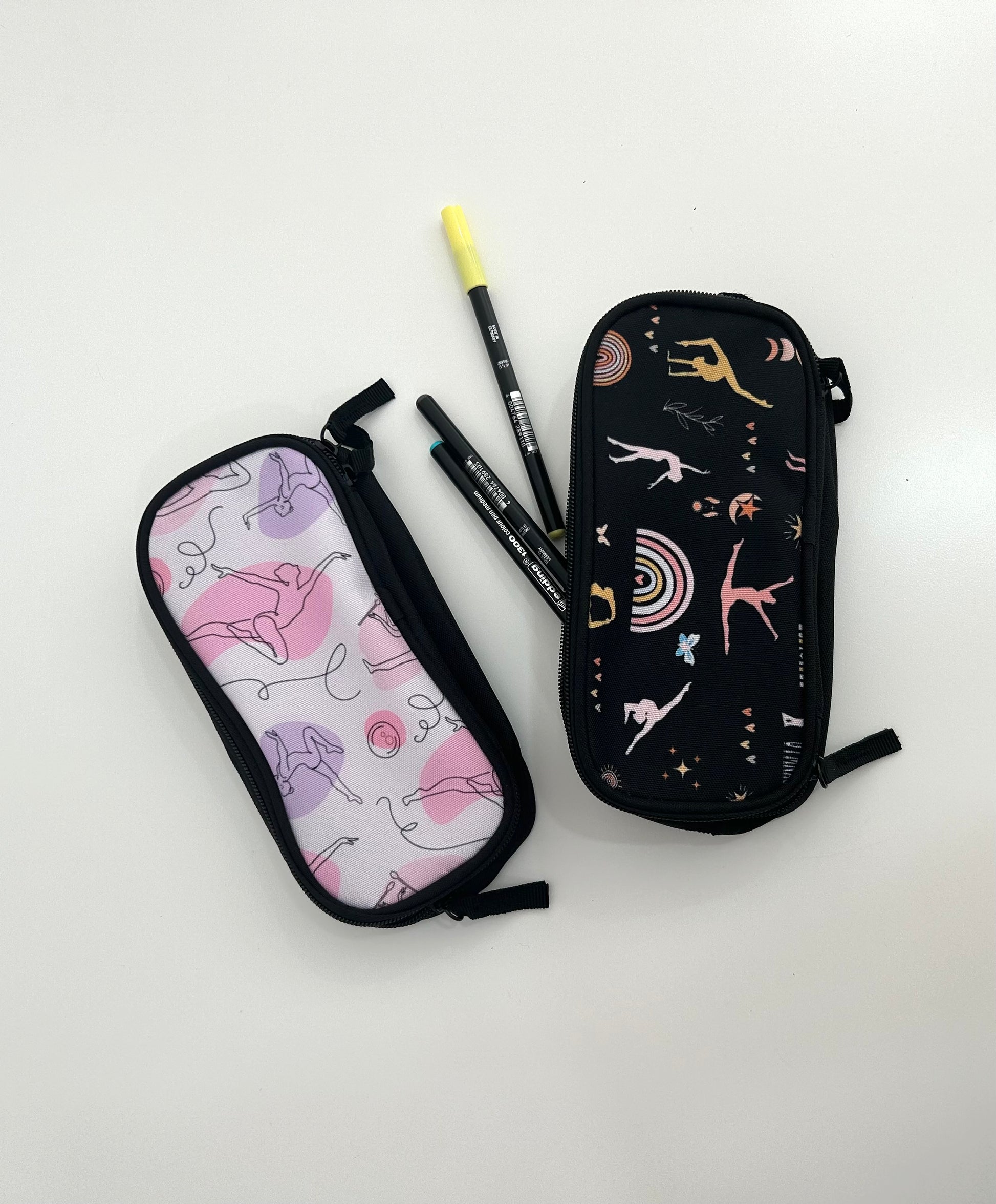 Estuche de doble bolsillo para gimnastas 
