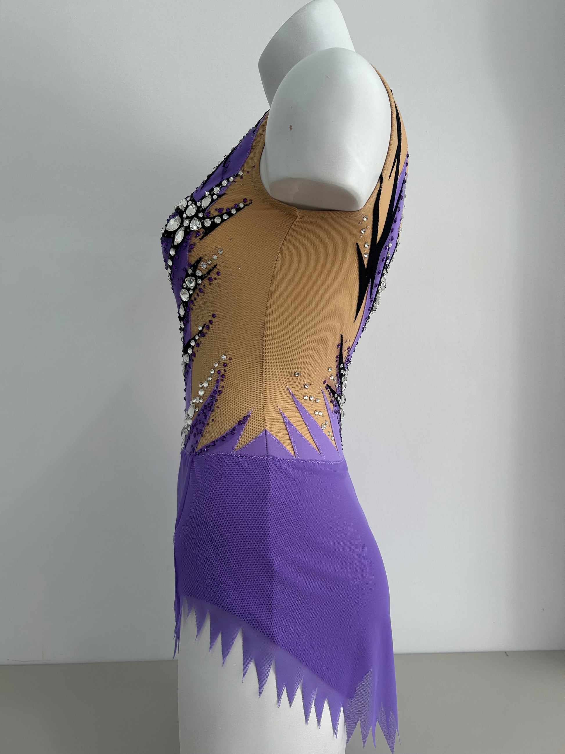 maillot competicion gimnasia ritmica competicion en venta madrid  malla mallot maoit mayots gimnasta shaer tienda de gimnasia ritmica y maillots a medida en madrid españa envios elegante lila negro carne 