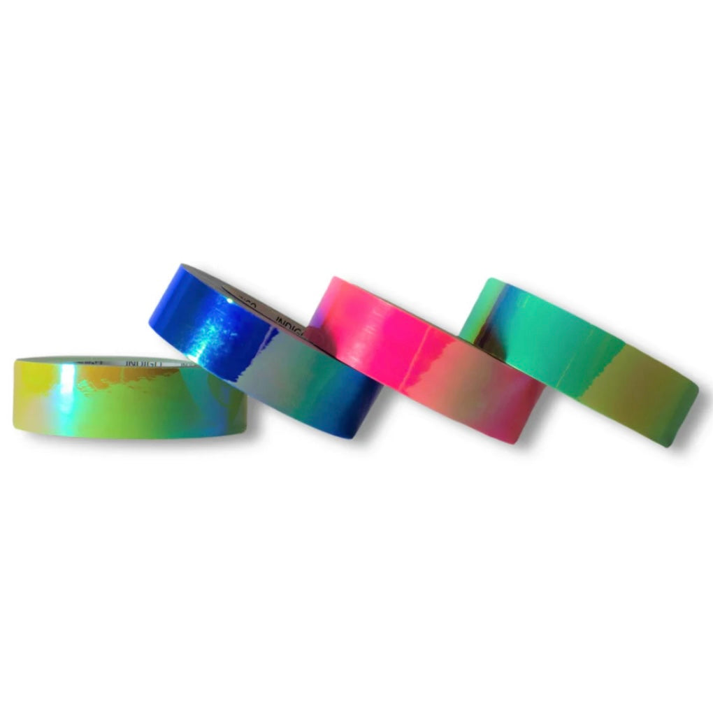 forro cintas adhesivas rosa indigo para decorar aparatos de gimnasia ritmica colores laser camaleon brillo shaer tienda de gimnasia ritmica en madrid  